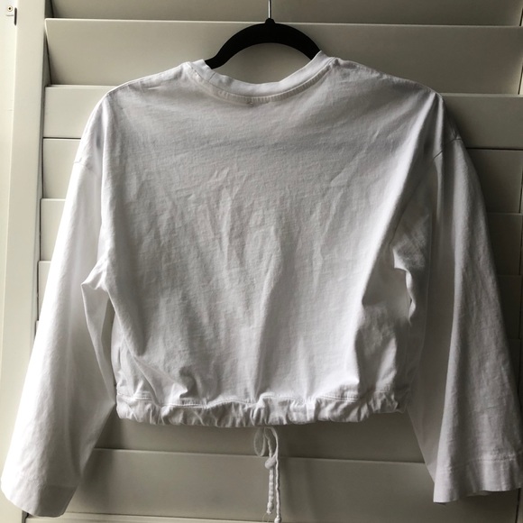 Wilfred Axel Top 3/4 Bell Sleeve Cinch Waist - Picture 2 of 2